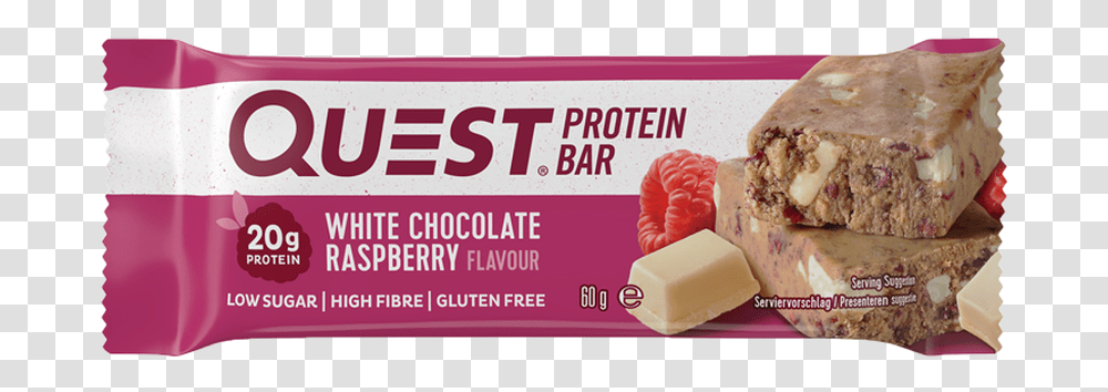 White Choc Raspberry Quest, Food, Sweets, Dessert Transparent Png