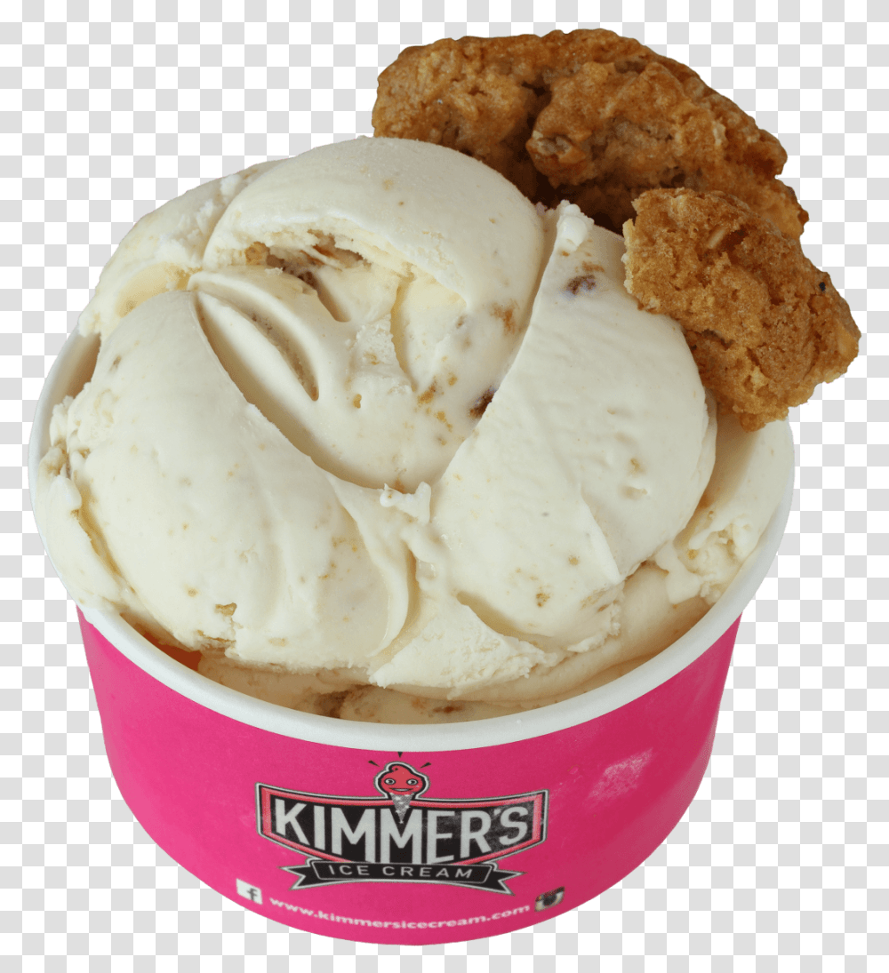 White Chocolate Salty Oatmeal Cookie Vanilla Ice Cream, Dessert, Food, Creme, Egg Transparent Png
