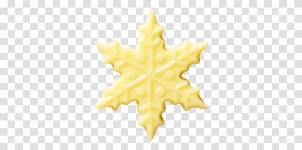 White Chocolate Snowflake 6cm Mona Lisa Nanoleaf Designs 12 Panels, Star Symbol, Plant, Gold Transparent Png