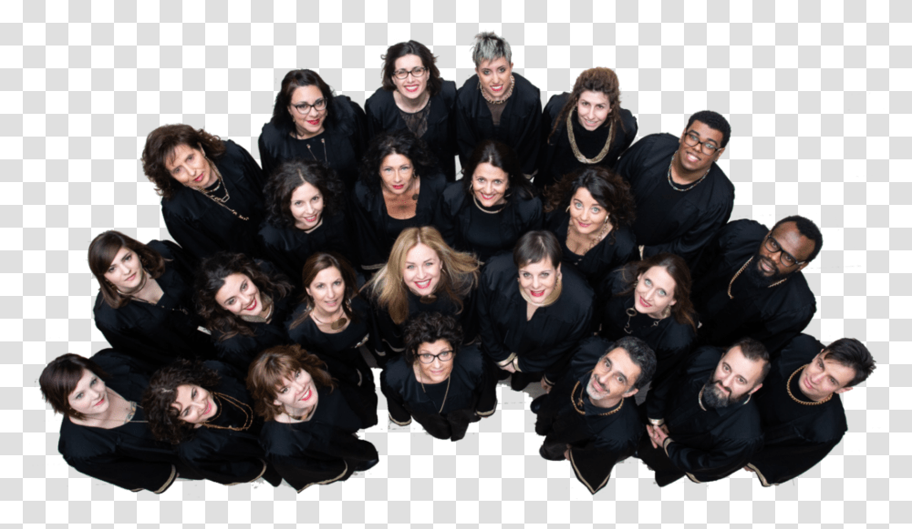White Christmas Tour Social Group, Person, Face, Crowd, Costume Transparent Png