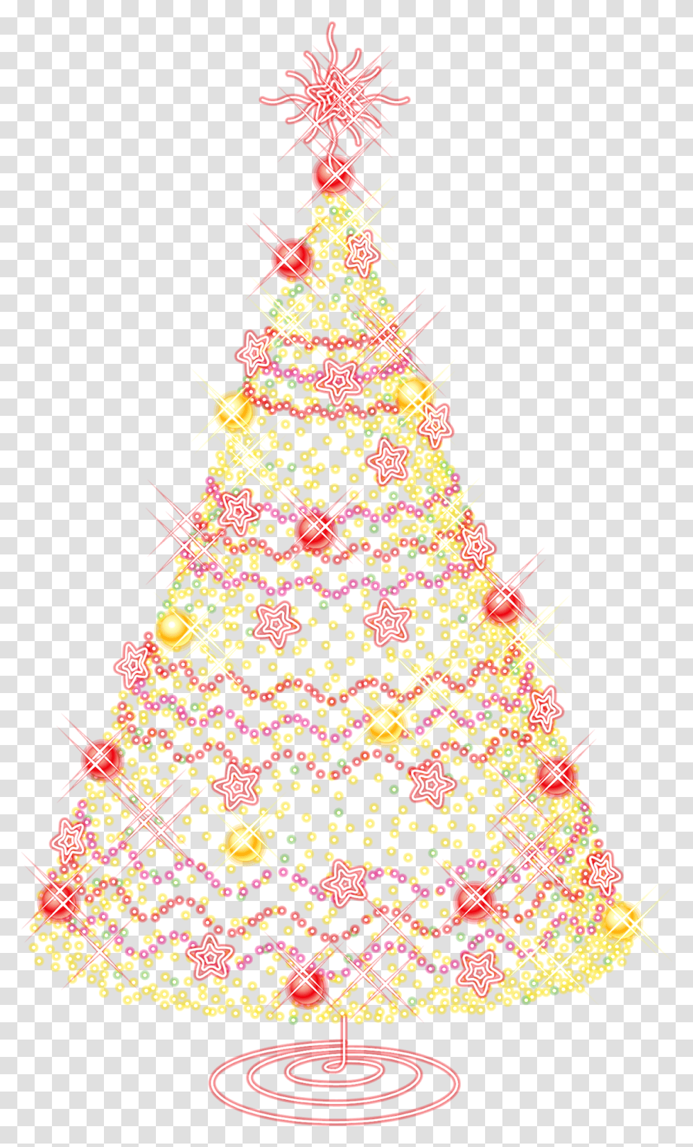 White Christmas Tree Christmas Image & Clipart Christmas Tree, Ornament, Plant, Vegetation, Lighting Transparent Png
