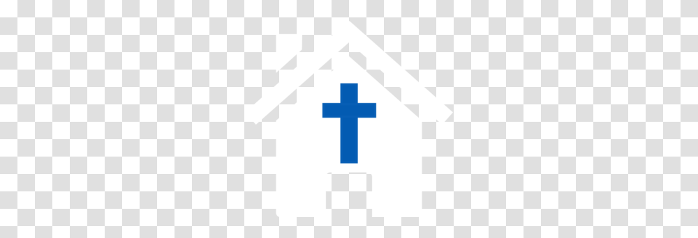 White Church House Clip Art, Cross, First Aid, Logo Transparent Png