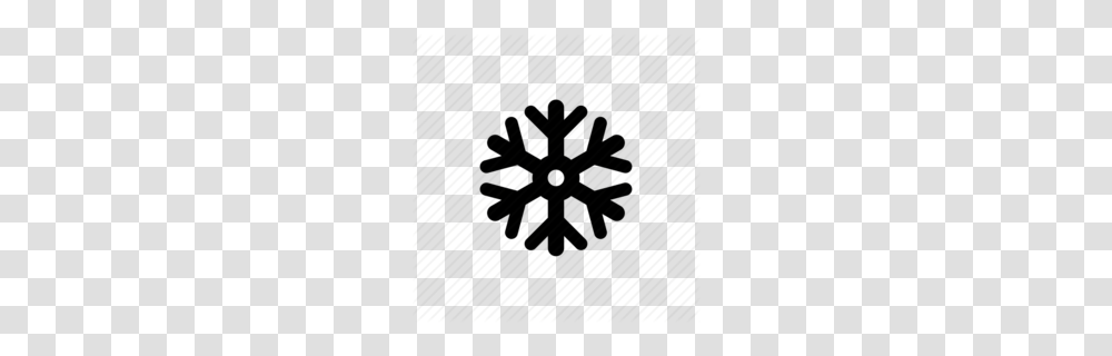 White Circle Clipart, Snowflake Transparent Png