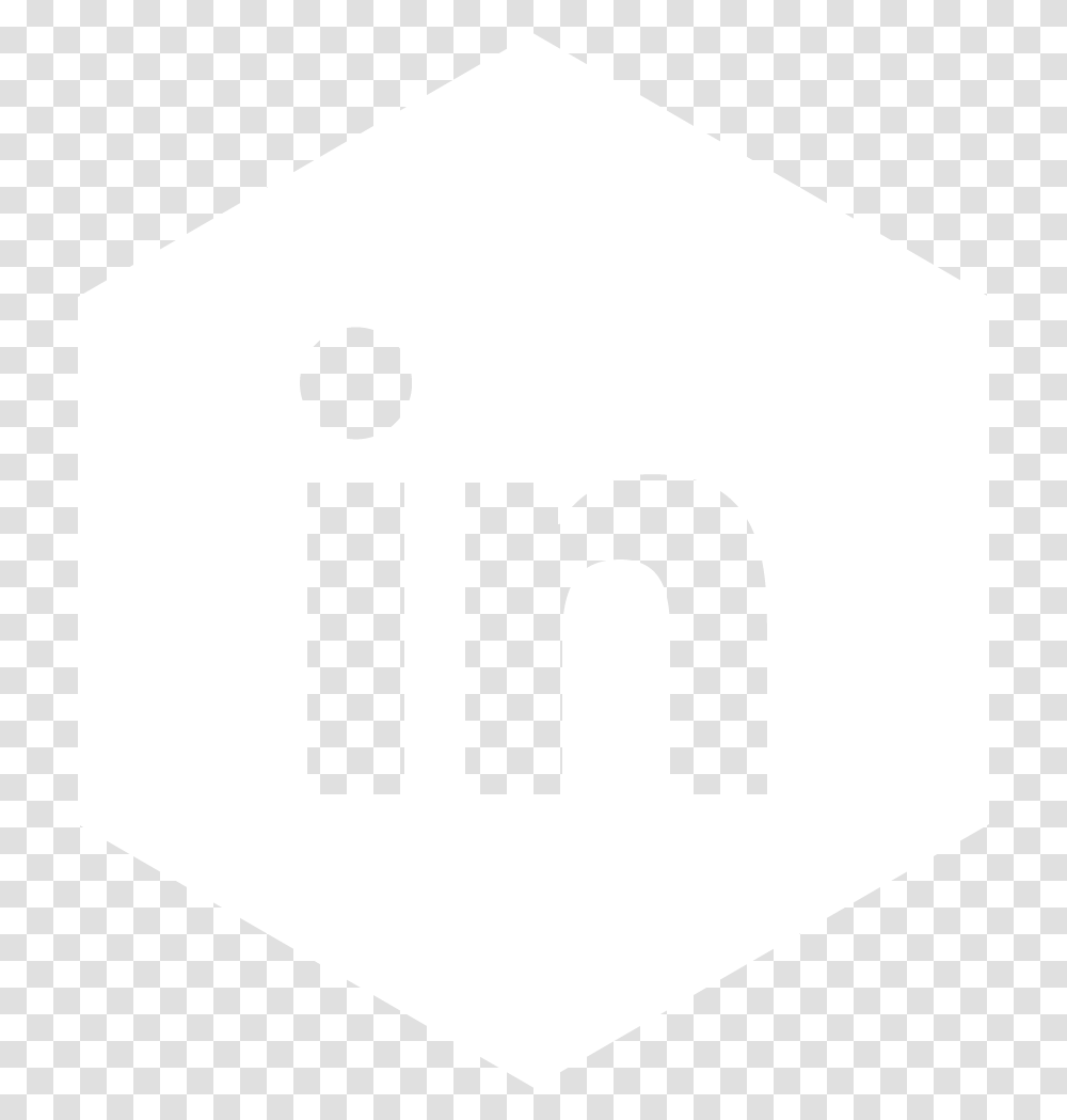 White Circle Linkedin Logo Download Graphic Design, Label, Number Transparent Png