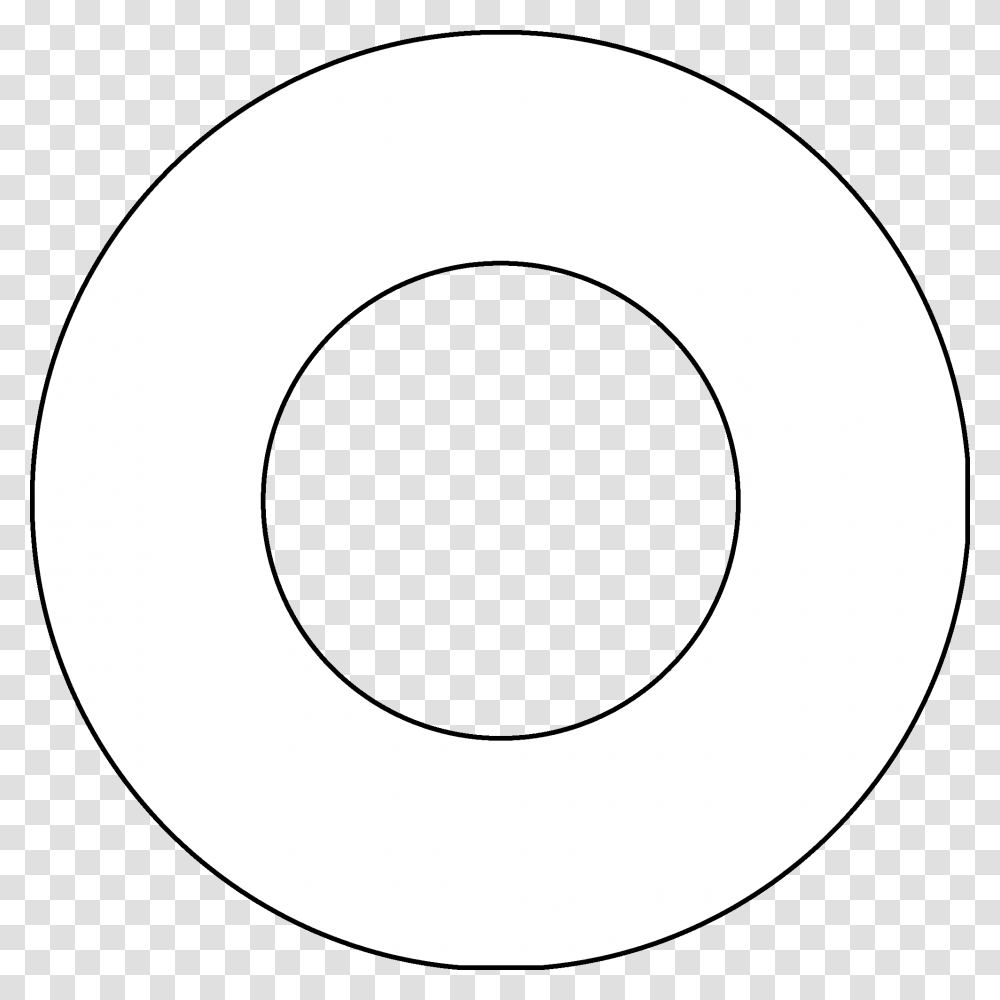 White Circle, Washer, Appliance, Number Transparent Png