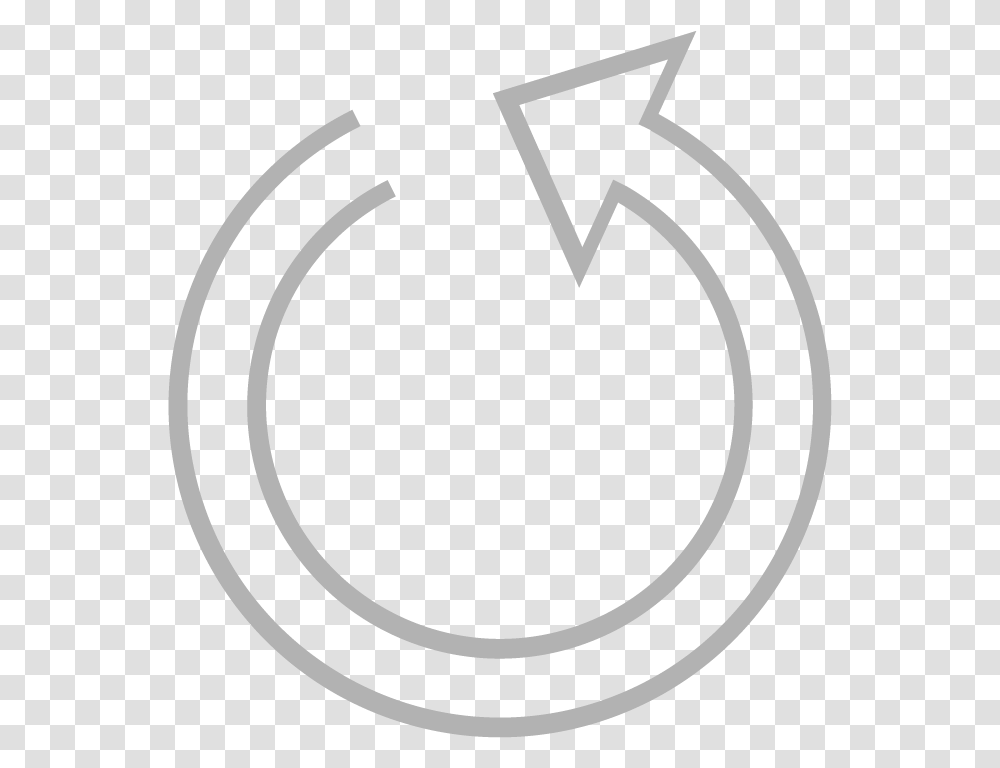 White Circular Arrow, Number, Recycling Symbol Transparent Png