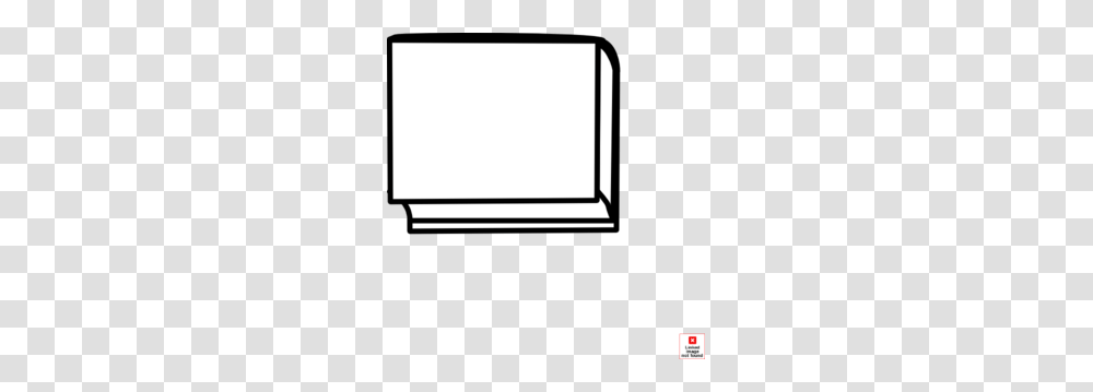 White Closed Book Clip Art, White Board, Screen, Electronics, Monitor Transparent Png