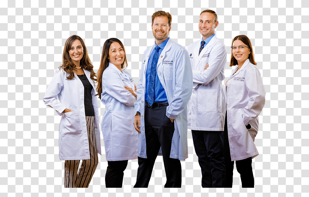 White Coat, Lab Coat, Person, Sleeve Transparent Png