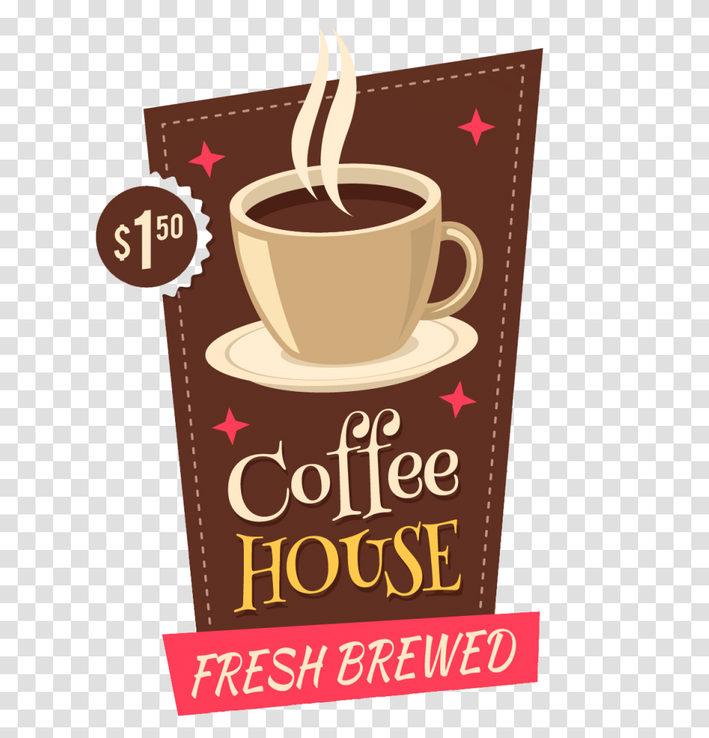 White Coffee Coffee Cup, Advertisement, Poster, Flyer, Paper Transparent Png
