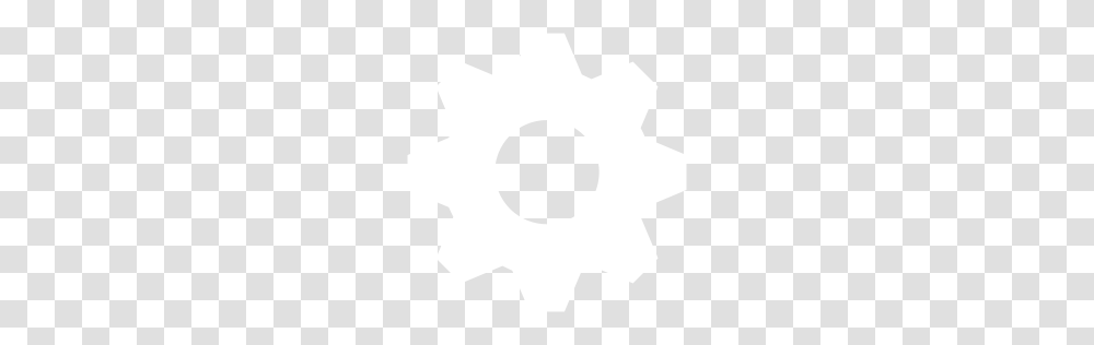 White Cog Icon, Texture, White Board, Apparel Transparent Png
