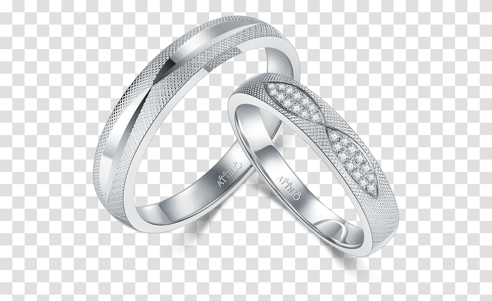 White Color Gold Diamond Couple Ring Ring, Jewelry, Accessories, Accessory, Platinum Transparent Png