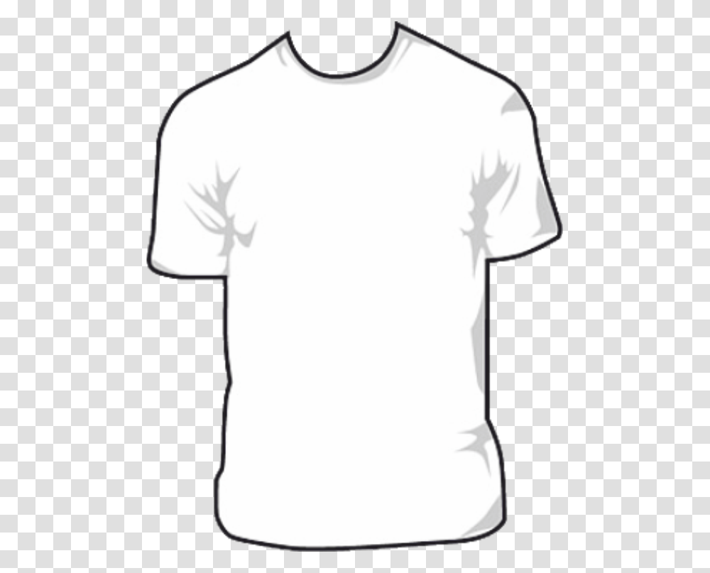 White Colour T Shirt, Apparel, T-Shirt, Sleeve Transparent Png