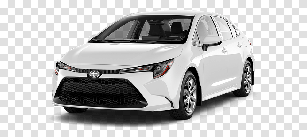 White Corolla Le Cvt 2020, Car, Vehicle, Transportation, Sedan Transparent Png