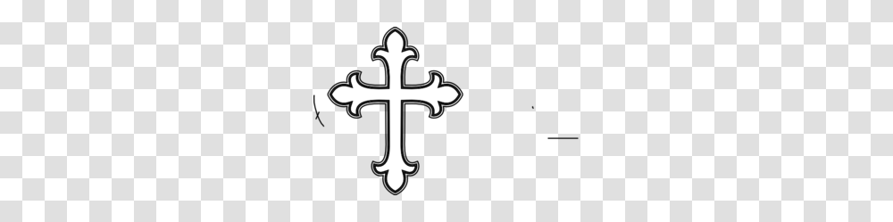 White Cross Clip Art, Stencil, Hook, Anchor Transparent Png