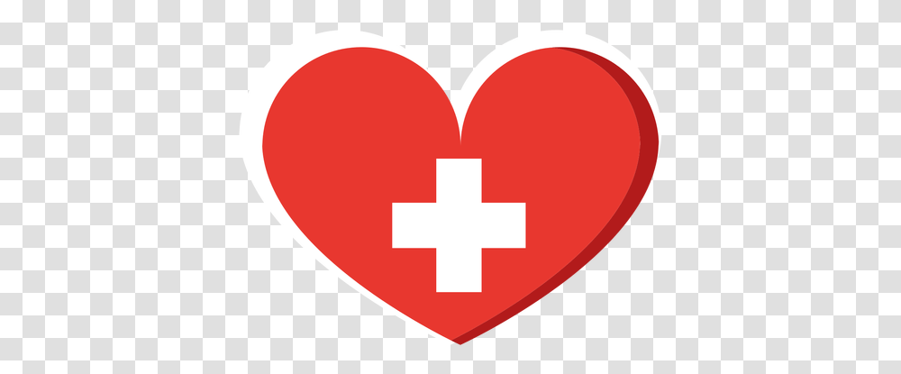 White Cross Heart Icon Com Cruz, First Aid, Logo, Symbol, Trademark Transparent Png
