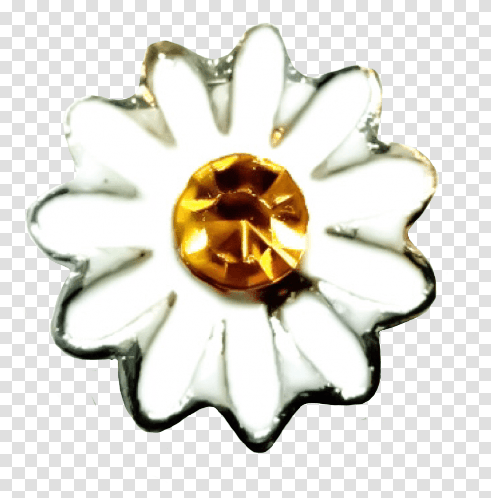 White Daisy Photo Body Jewelry, Crystal, Accessories, Accessory, Flower Transparent Png