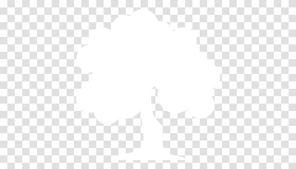 White Deciduous Tree Icon Think Bubble, Stencil, Plant, Silhouette, Flower Transparent Png