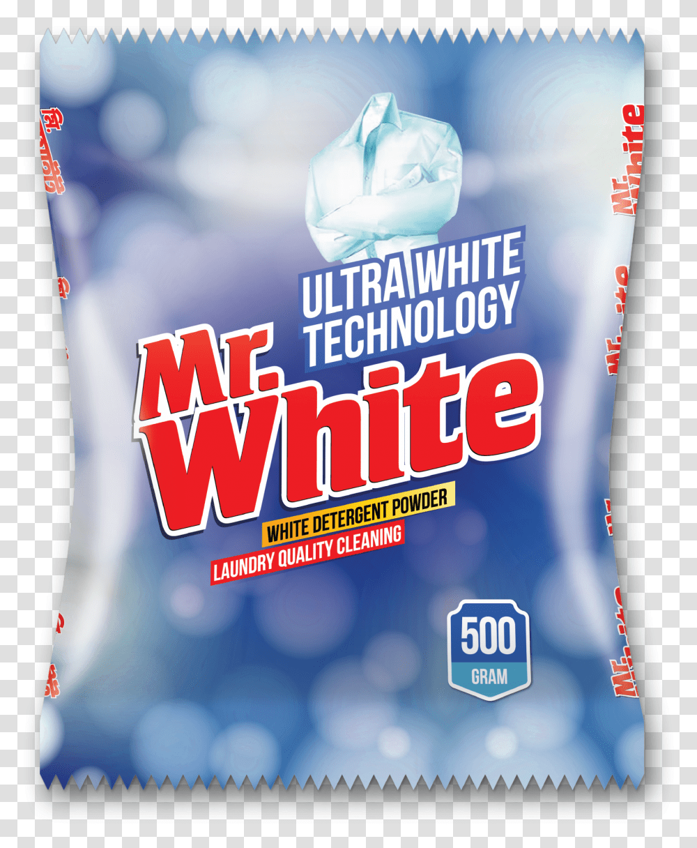 White Detergent Powder Mr White Detergent Powder, Advertisement, Poster, Flyer, Paper Transparent Png