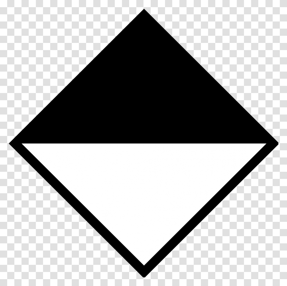 White Diamond Shape 2 Image Black And White Diamond Shape, Triangle, Business Card, Paper Transparent Png