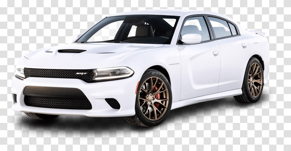 White Dodge Charger Car Image White Charger Hellcat With Brass Monkey Wheels, Sedan, Vehicle, Transportation, Automobile Transparent Png