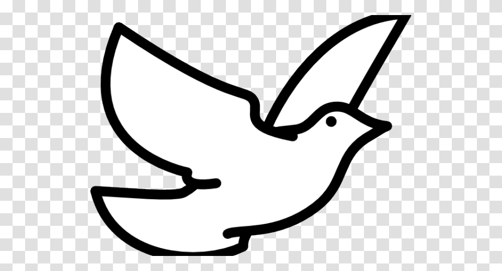 White Dove Clipart Memorial Bird Flying Drawing Easy, Sunglasses, Accessories, Helmet Transparent Png