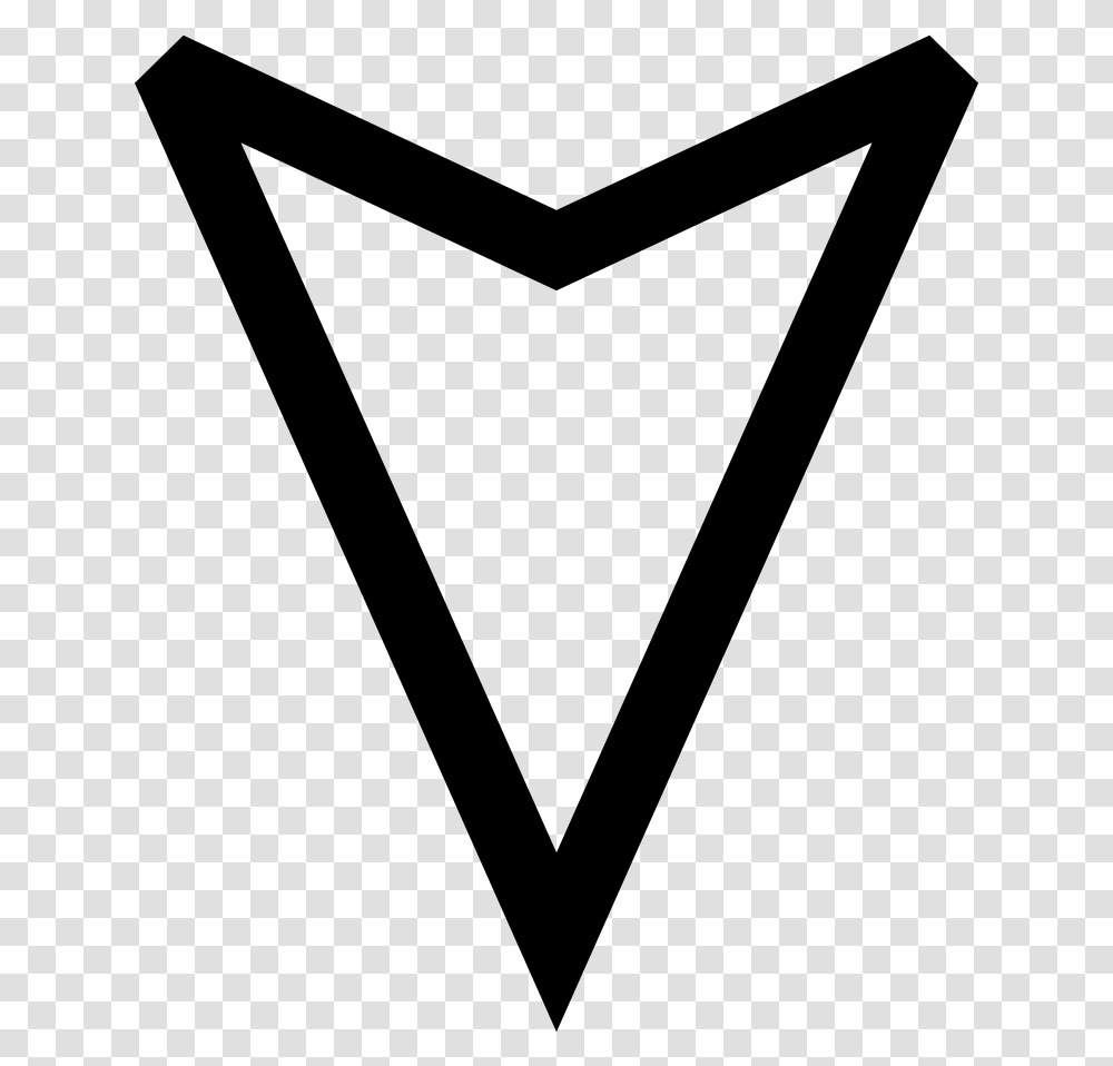 White Down Arrow, Gray, World Of Warcraft Transparent Png