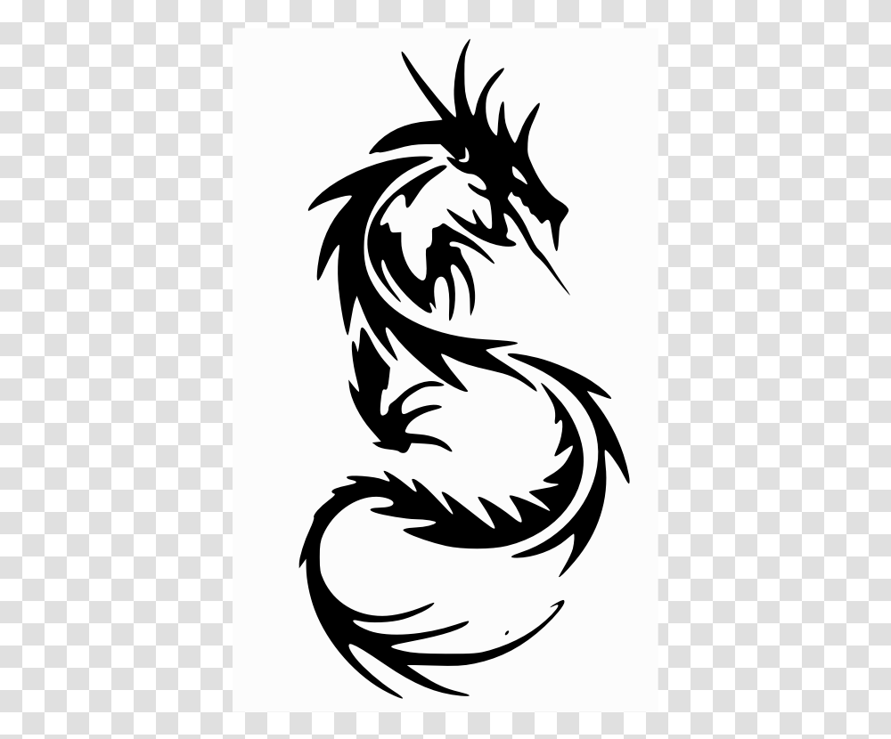 White Dragon Tattoo Chinese Dragon Clip Art Dragon Svg File Free, Stencil Transparent Png