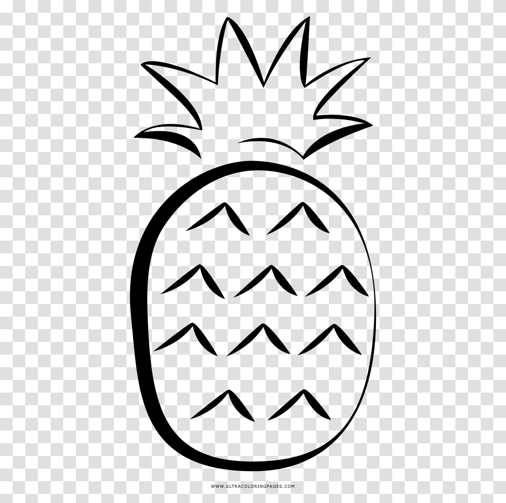 White Drawing Pineapple Svg Free Library Pineapple Drawing Animation, Gray, World Of Warcraft Transparent Png