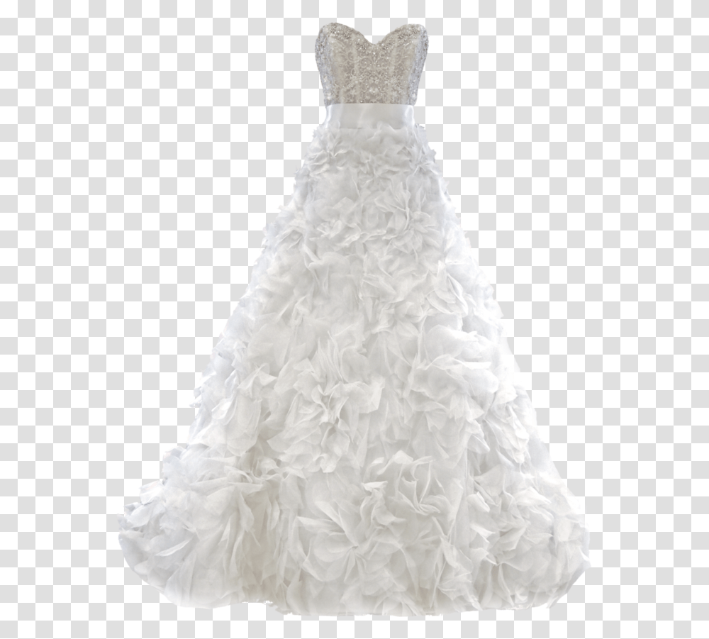 White Dress 6 Image Gold Wedding Dress, Clothing, Apparel, Robe, Fashion Transparent Png