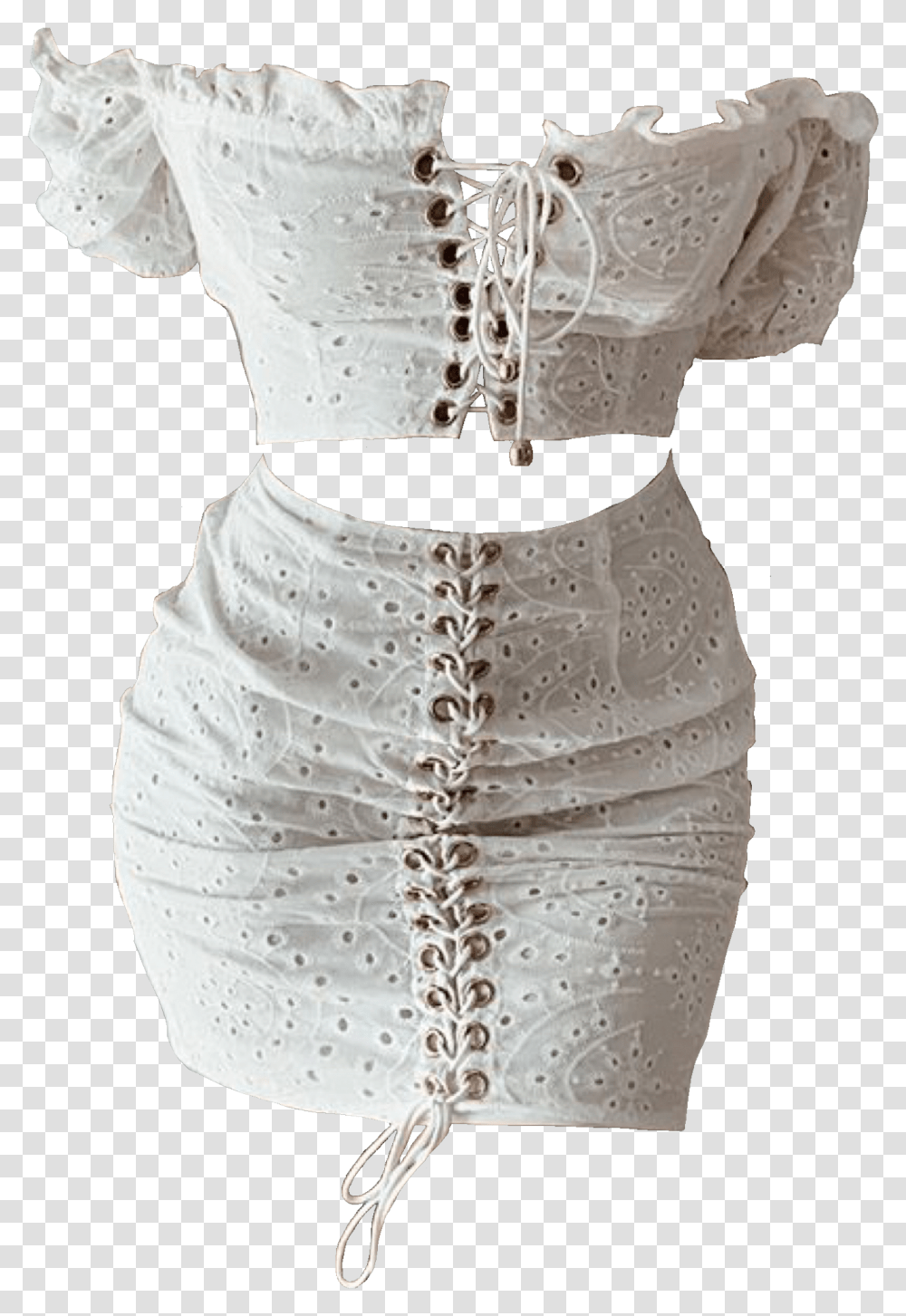 White Dress Aesthetic, Apparel, Blouse, Corset Transparent Png