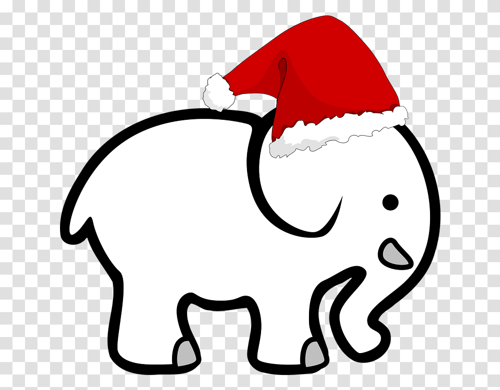 White Elephant 7 Image Secret Santa White Elephant, Silhouette, Animal, Bird, Beak Transparent Png