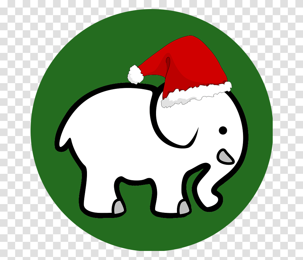 White Elephant White Elephant Christmas Clipart, Logo, Animal Transparent Png