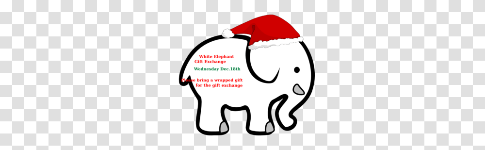 White Elephant With Red Bow Clip Art, Animal, Piggy Bank, Graduation Transparent Png