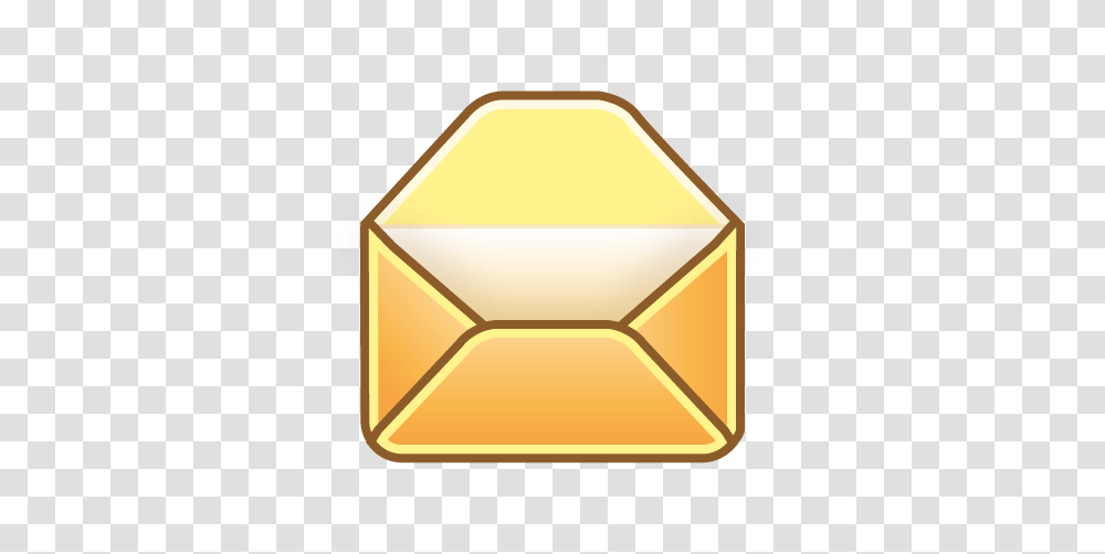 White Envelope Black Phone Mail Icon Symbol Envelope, Lamp, Gold Transparent Png