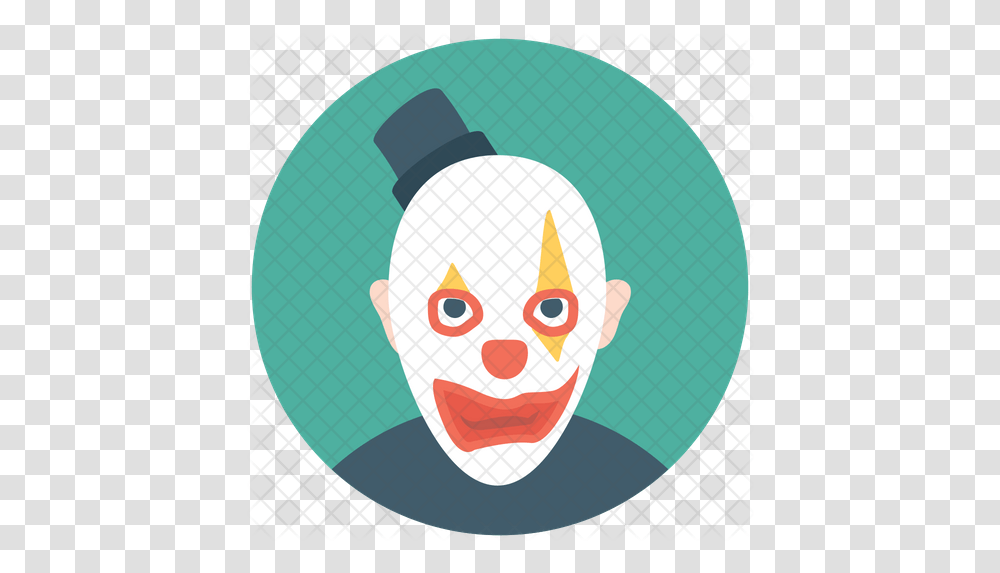 White Face Clown Icon Cartoon, Head, Performer, Animal, Sphere Transparent Png