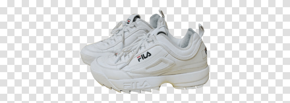 White Fila Shoes, Footwear, Apparel, Running Shoe Transparent Png