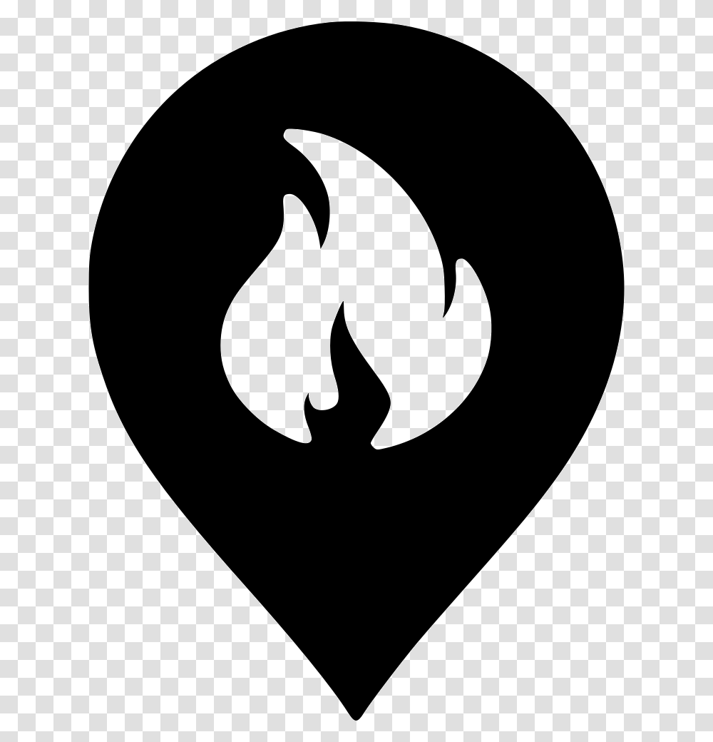 White Fire Map Star Marker, Flame, Logo, Trademark Transparent Png