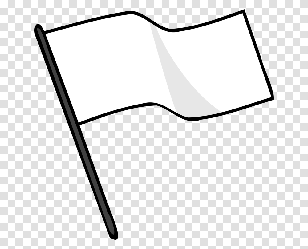 White Flag Flag Black And White, Apparel Transparent Png