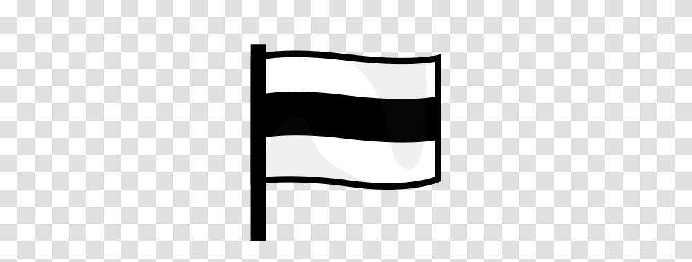 White Flag With Horizontal Middle Black Stripe Emojidex, Axe, Tool Transparent Png