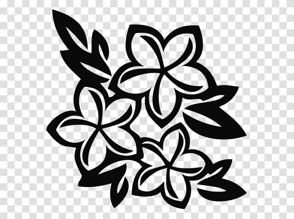 White Flower Clipart Easy, Floral Design, Pattern, Stencil Transparent Png