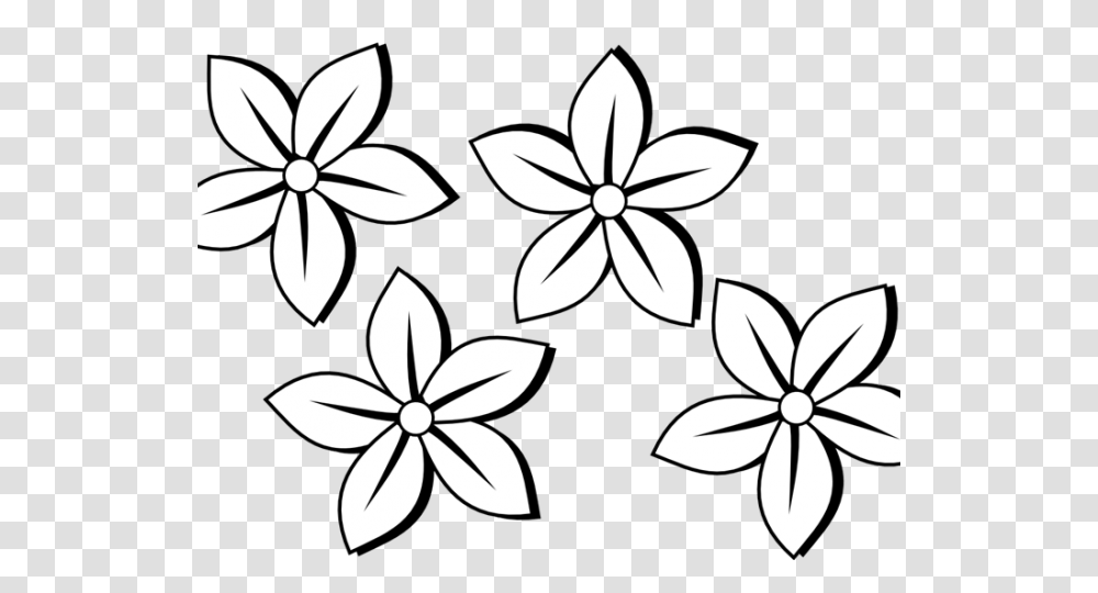 White Flower Clipart Hibiscus, Floral Design, Pattern, Stencil Transparent Png