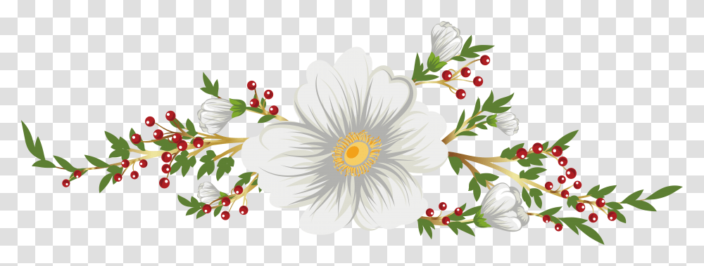 White Flower Clipart Transparente Flores Blancas, Floral Design, Pattern, Plant Transparent Png