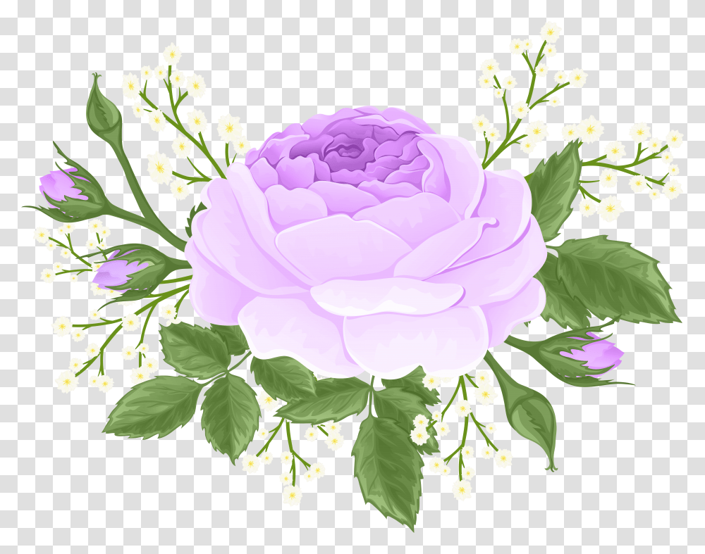 White Flower Design Transparent Png