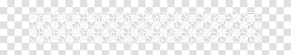 White Flower Lace Tape 50mm Wrapping Paper, Stencil Transparent Png