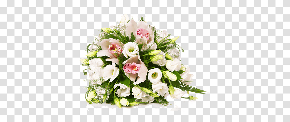 White Flowers Bouquet No Flower Bouquet, Plant, Flower Arrangement, Blossom, Graphics Transparent Png