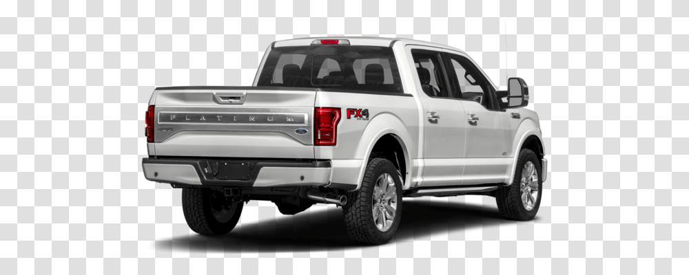 White Ford F150 Platinum, Pickup Truck, Vehicle, Transportation, Car Transparent Png