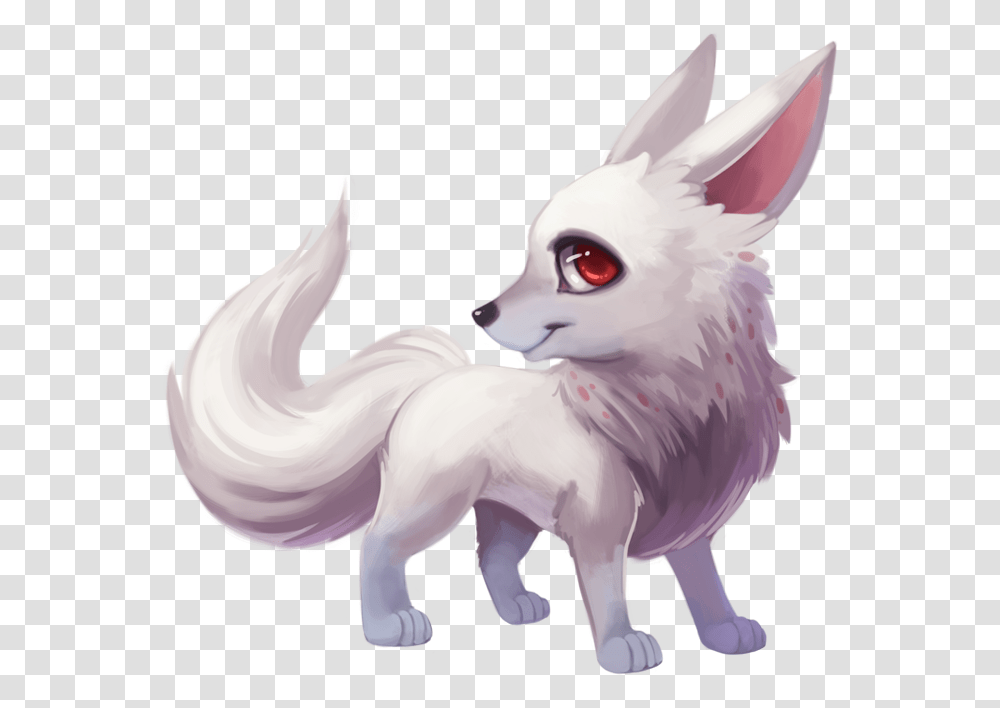 White Fox Background Arctic Fox Drawing, Chicken, Poultry, Fowl, Bird Transparent Png
