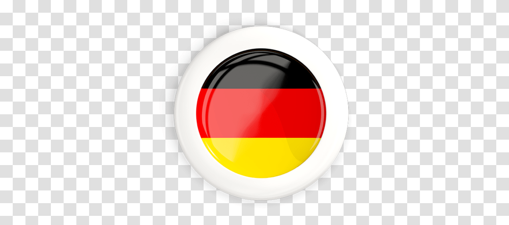 White Framed Round Button Illustration Of Flag Germany Germany White Flag Circle, Tape, Electronics, Text, Symbol Transparent Png