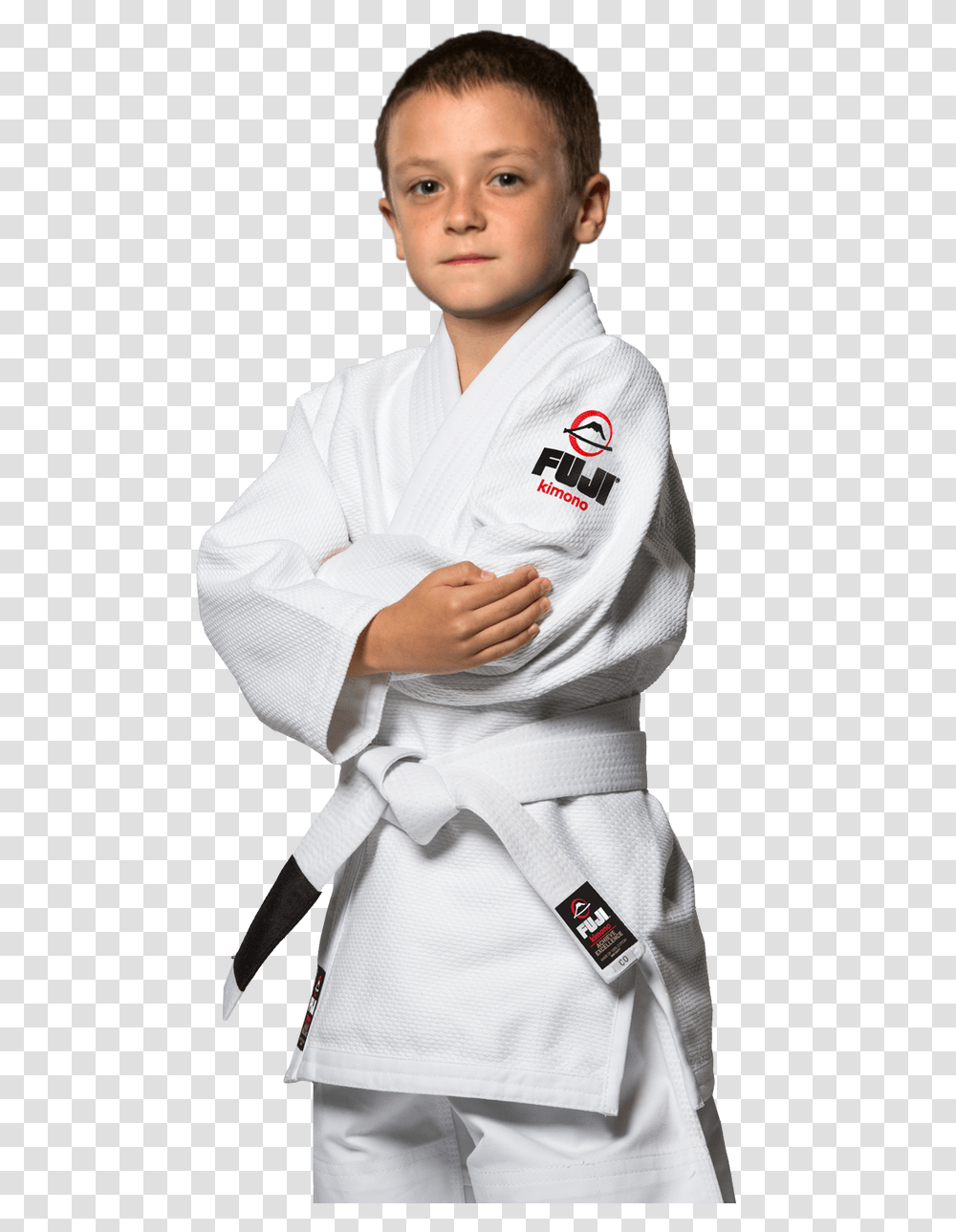 White Fuji Kids Youth Childrens All Around Brazilian Fuji Sports, Judo, Martial Arts, Person, Human Transparent Png