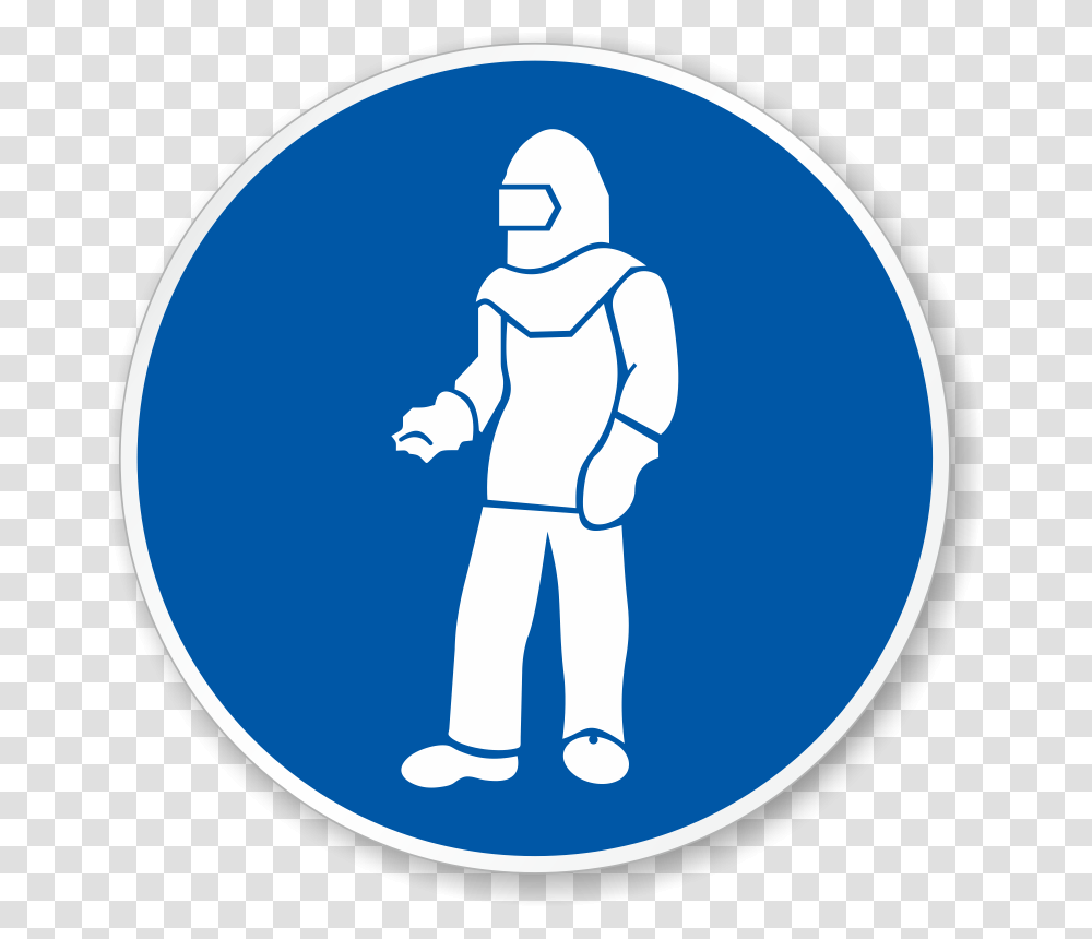 White Full Protective Clothing Military Hazard Symbol Fire And Chemical Hazard Symbols, Person, Logo, Hand, Astronaut Transparent Png